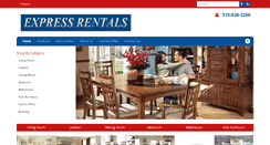 Desktop Screenshot of expressrentals.net